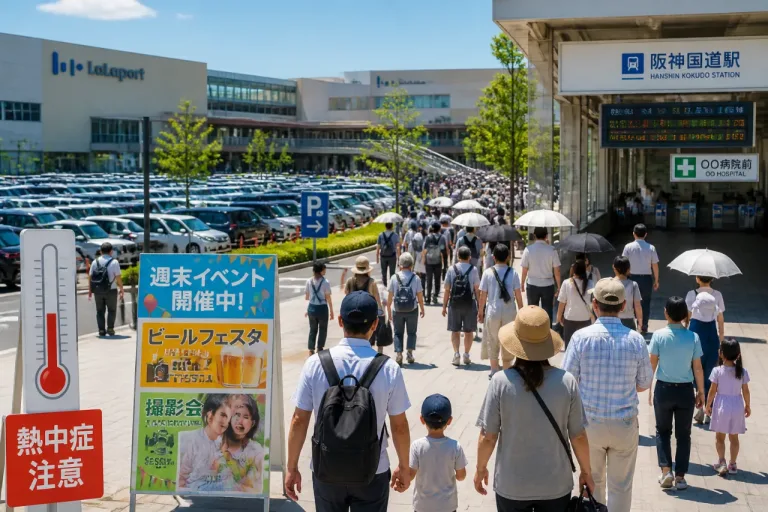 西宮：ららぽ混雑と阪神国道の副駅名など今週の注目まとめ