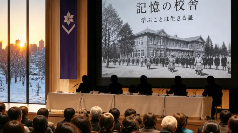 新渡戸の夜学伝える映画と大学の役割を問う集い