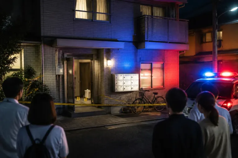 野田市のアパートで50代男性が刺され死亡 警察が身内関係を調べる