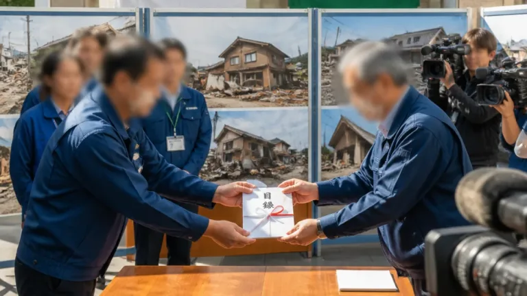 能登町、熊本地震の被災地へ50万円を見舞金で支援