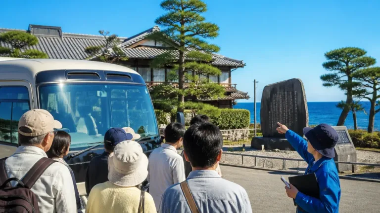 沼津で文豪ゆかり地を巡るバスツアー 地域資源を観光へ結実
