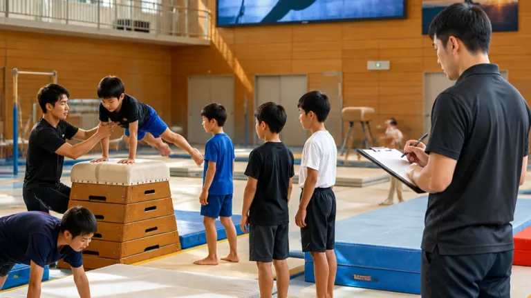 沼津の子どもたちに波及する体操日本代表の合宿公開