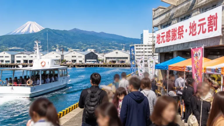 沼津港遊覧クルーズ再開、地元感謝祭と地元割で地域回復へ