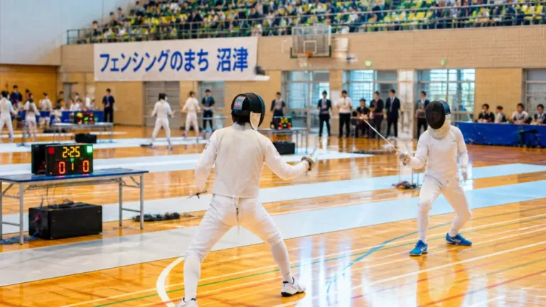 沼津で国内初のスマートフェンシング大会 普及と交流の契機に