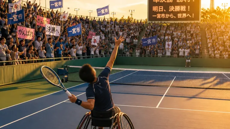 一宮出身・小田凱人、アジアパラ車いすテニス決勝へ