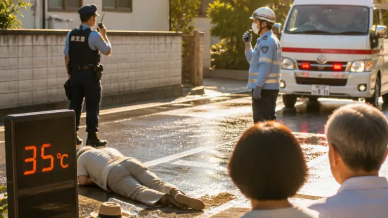 猛暑で小田原の７０代男性が熱中症で死亡