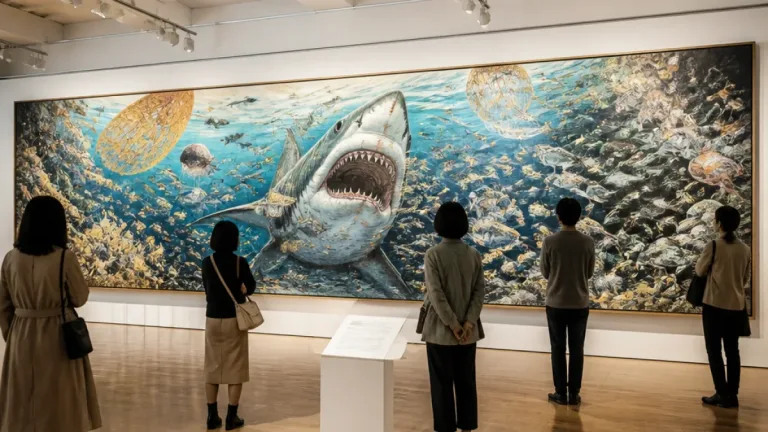 倉敷・大原美術館で小瀬真由子展 滞在制作の大画面作品を公開