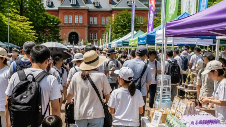 道庁赤れんがで「大ほっかいどう祭」三日間の賑わい
