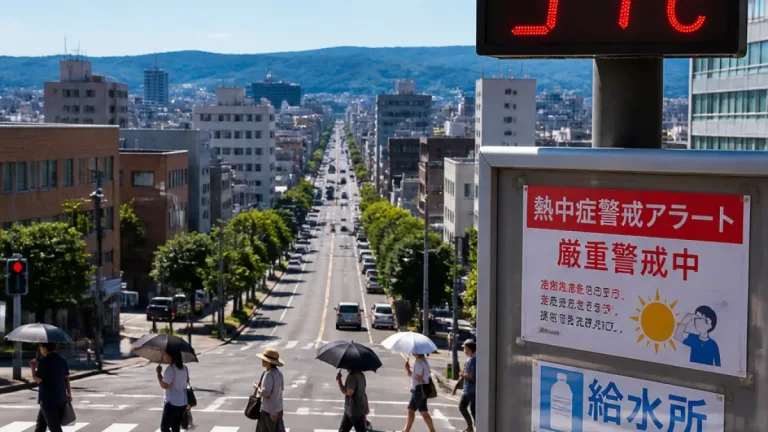 オホーツクに熱中症警戒アラート、北見は37℃予想で厳重警戒を