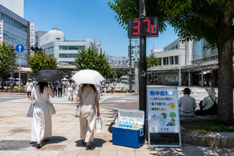 大分で37℃、厳しい暑さが本格化 熱中症対策を急ぐよう呼び掛け