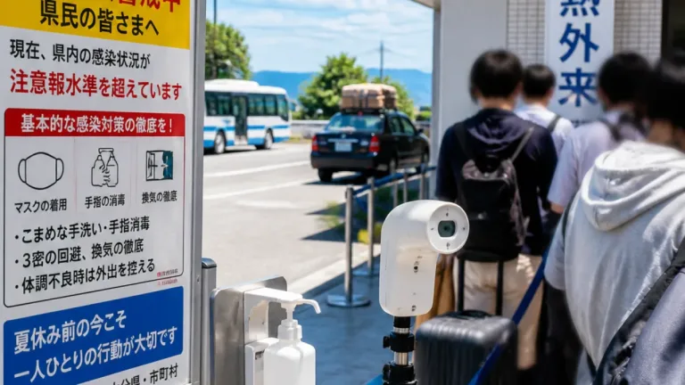 大分県で新型コロナ感染が注意報水準、夏休み前に警戒を呼びかけ