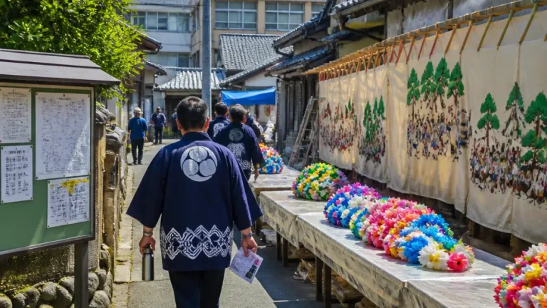 大分・日田祇園近づく 隈地区大和町、当番町があいさつ回り