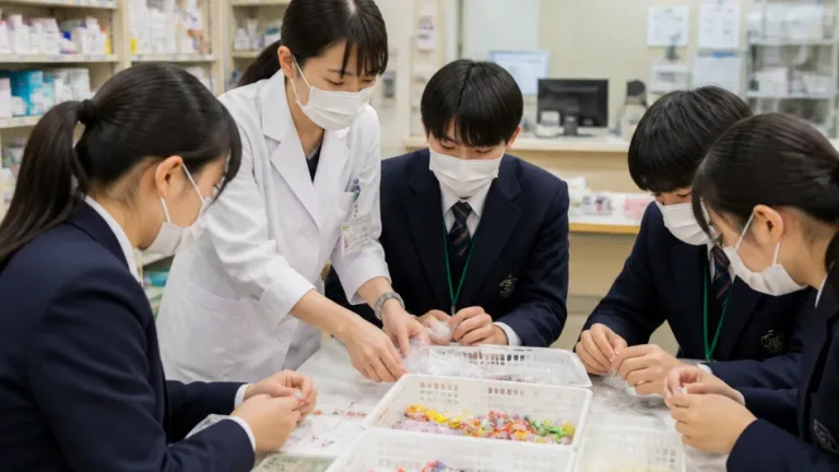 薬剤師不足背景に高校生が職業体験 地域医療の担い手育成へ