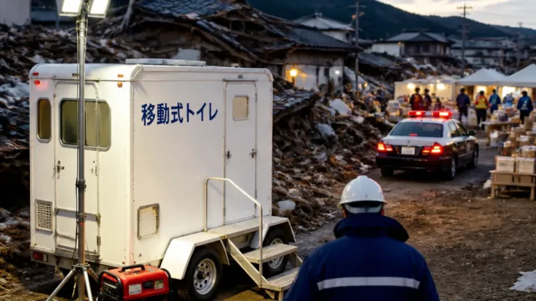 被災地支援に大分の“トイレカー”派遣 救助・募金も展開