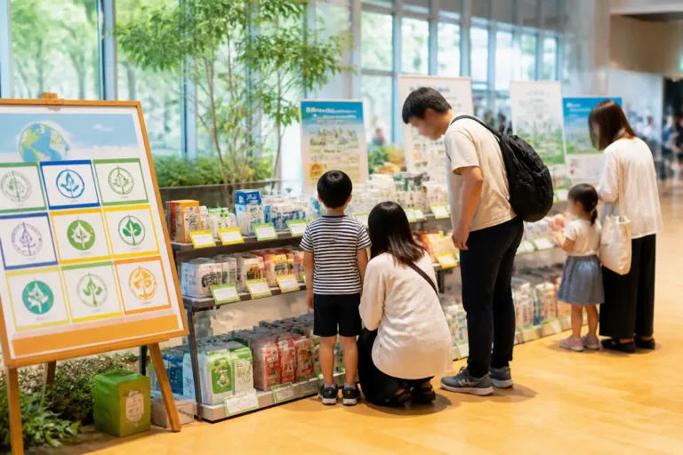 岡山で子どもと学ぶ「エコラベル」 脱炭素理解を地域で広げる
