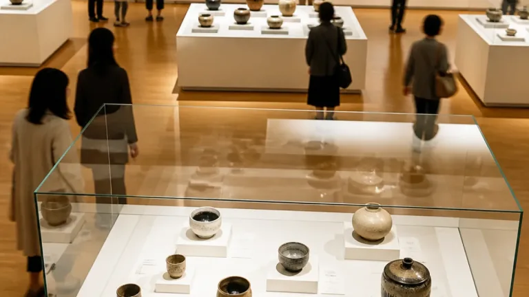 岡山で現代茶陶の潮流示す特別展、県立美術館に７７点集結