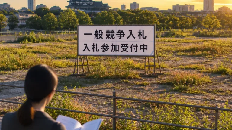 未利用の県有地を一般競争入札で売却へ 入札参加受付が開始