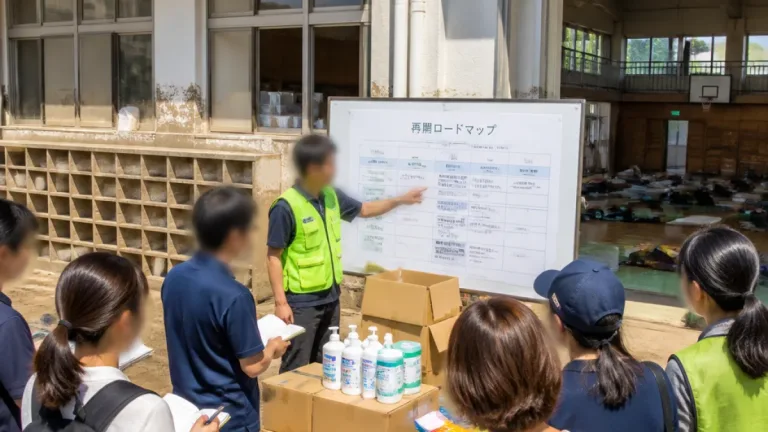 岡山の被災校再開支援 伴走で築いた実務の道筋