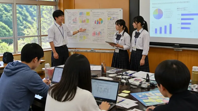 岡山大学生が高梁高校の探究学習を支援、地域課題解決につなぐ取り組み