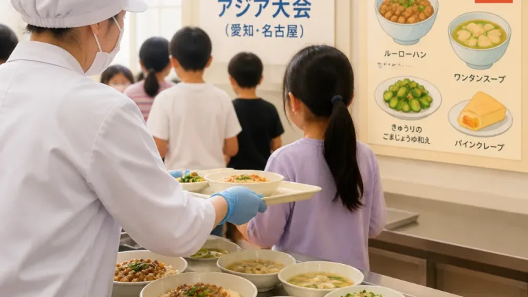 岡崎の学校給食で台湾メニュー提供 異文化理解を給食で後押し
