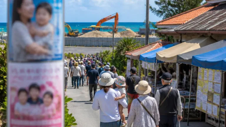 沖縄知事選、基地争点薄まり住民の「実利」論に焦点移る