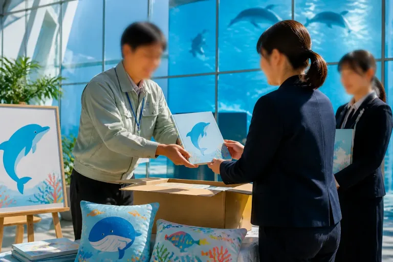 沖縄の子どもに贈る絵本 美ら海水族館が教育施設へ寄贈