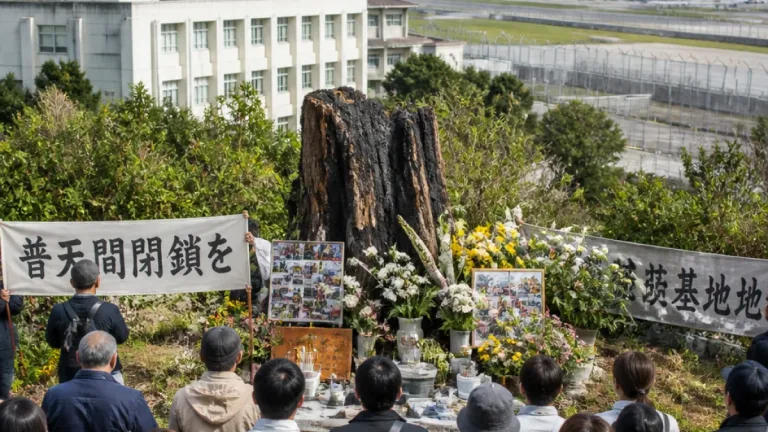 沖国大ヘリ墜落22年、記憶の継承を訴え