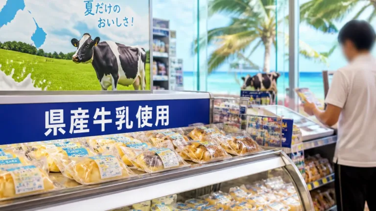 沖縄県産牛乳を活用、セブンが夏期限定商品を開発