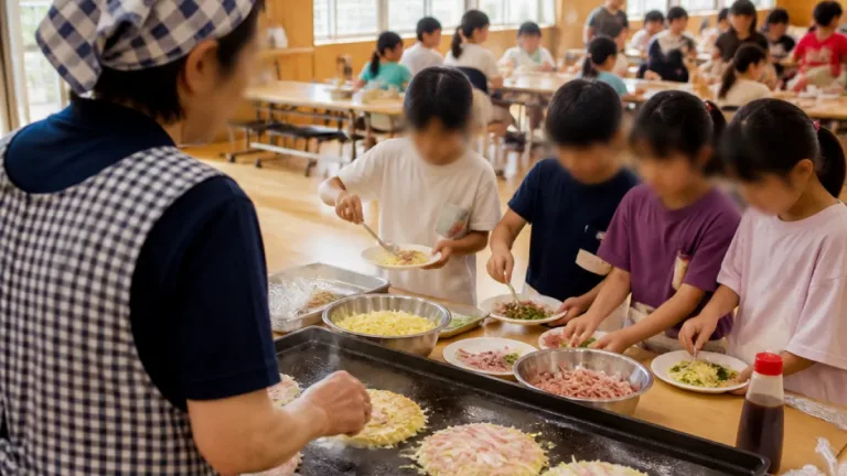 お好み焼きでつながる笑顔 児童養護施設に地元店主が訪問