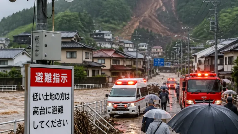女川でレベル3土砂災害警報 県内各地でも警戒続く