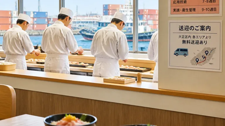 寿司で学ぶ就労支援 大正に新B型「ONESUSHI」開所