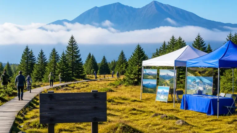御嶽山、国定公園へ 高山で山の日全国大会を迎える