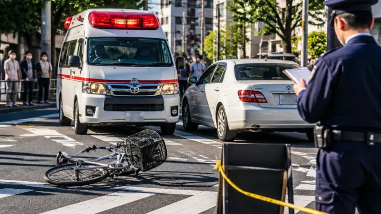 大垣で交差点の事故 自転車の大学生が死亡