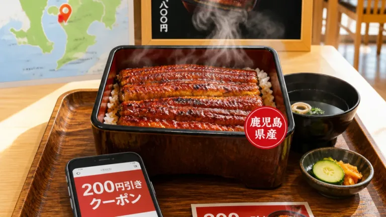 外食チェーンが鹿児島産うなぎを提供、割引クーポンも配布