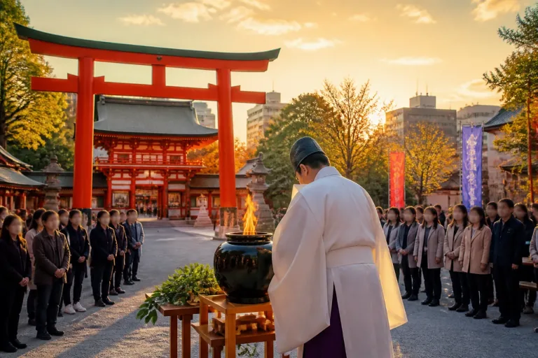 大津・近江神宮で伝統の「燃水祭」 石油献上の故事を受け業界安定を祈願