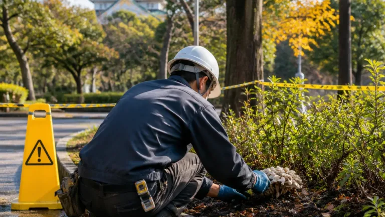 大阪の公園で毒キノコ大量発生 市民に注意喚起