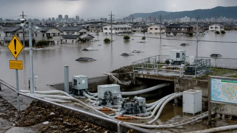 大阪東部に高まる都市型水害の危険性