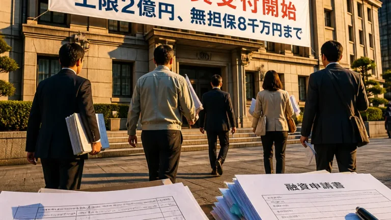 全東信破産で府が緊急融資 最大2億円、8千万円まで無担保
