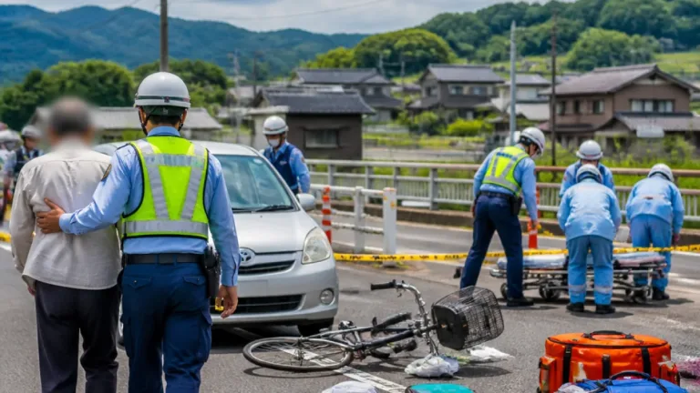 橋付近で自転車と衝突、74歳女性が死亡 79歳女性を現行犯逮捕