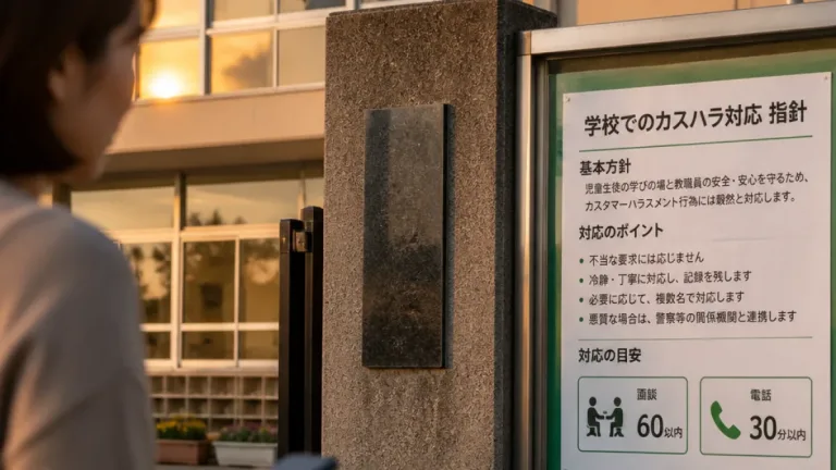 太田市教委、学校での“カスハラ”対応指針を策定