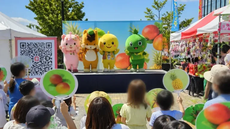 新富町公式キャラ「おとみちゃん」世界大会へ挑戦