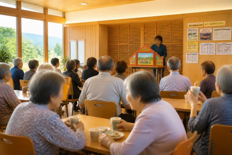 大津・伊香立で紙芝居と茶話会 高齢者の居場所づくり広がる