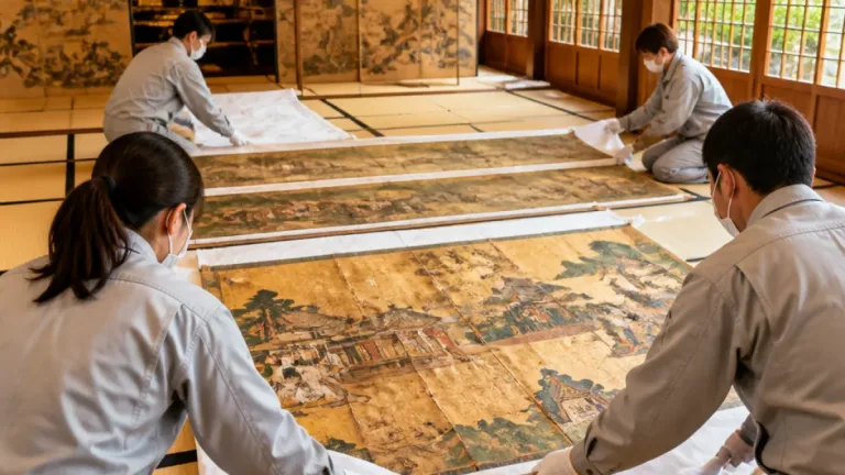 大津・聖衆来迎寺で国宝「六道絵」などが一日公開