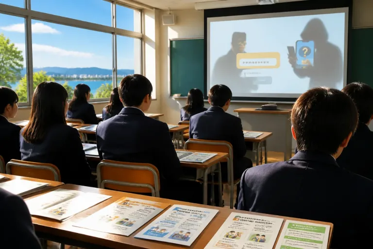 大津の若者へ警鐘 「闇バイト」防止の授業受ける意義と地域の備え