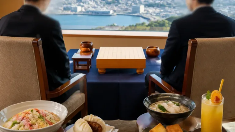 将棋王位戦第4局、長崎の味で英気を養う対局者ら