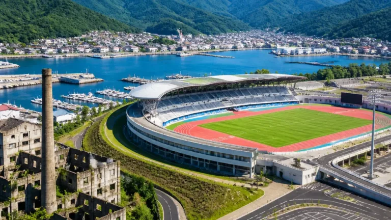 尾鷲ヤーヤスタジアムが完成、旧発電所跡を再生