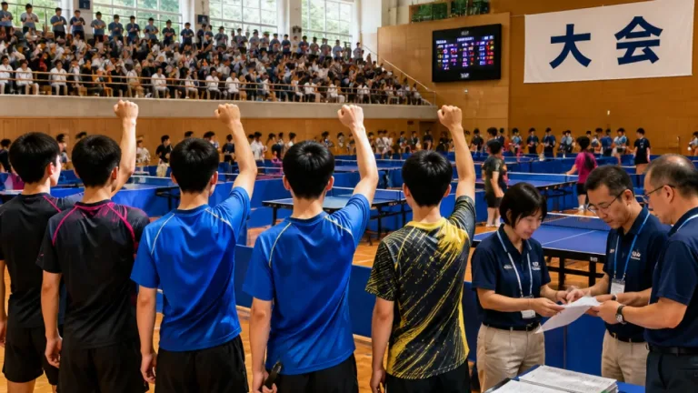 県中学総体・卓球で城東女子が4連覇 北島男子は25大会ぶり栄冠