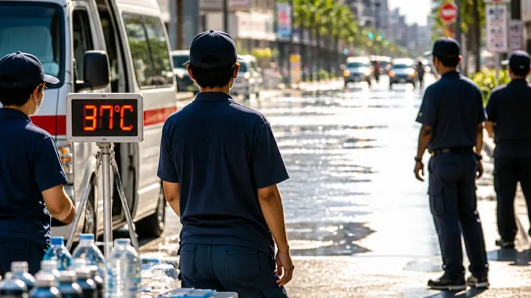 佐賀市で最高37℃、県内で熱中症相次ぎ搬送