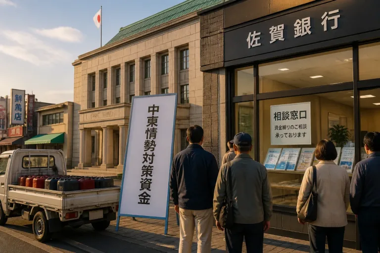 佐賀県が中東情勢対策資金を創設 地元銀行も経営支援で連携
