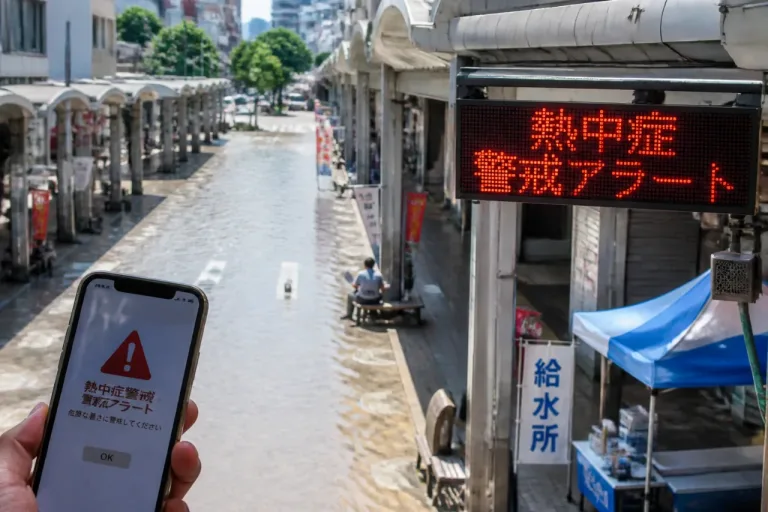 体温超えの猛烈な暑さ、熱中症警戒アラートを受けた対応を